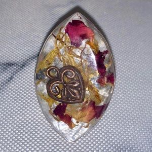 *Handmade* Resin Terrarium Ring